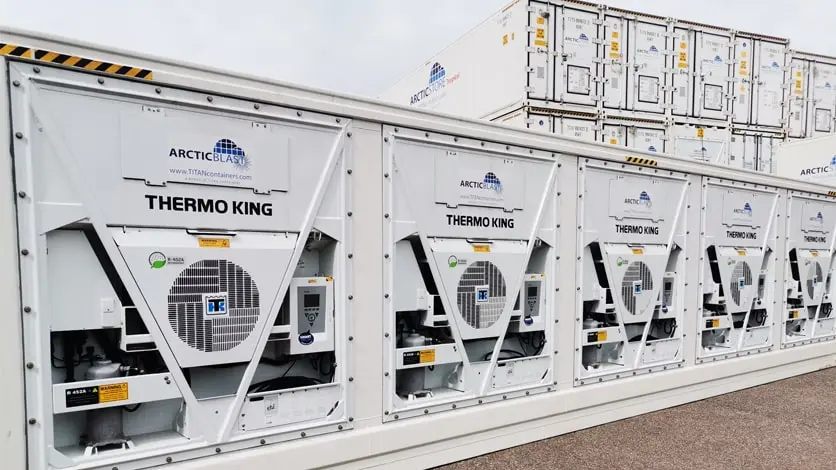 ArcticBlast snelkoelende koelcontainers voor de landbouwsector