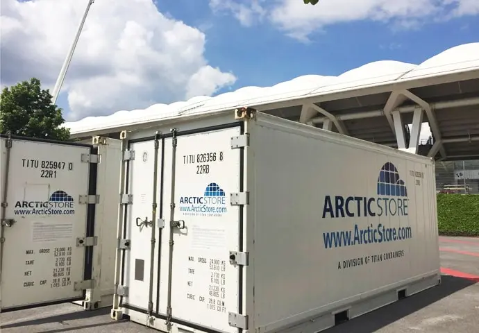 ArcticStore koelopslag 20ft koelcontainers te huur