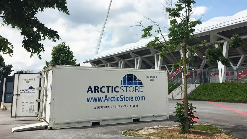 ArcticStore oplossingen voor koelopslag - Koelcontainers voor evenementen en catering