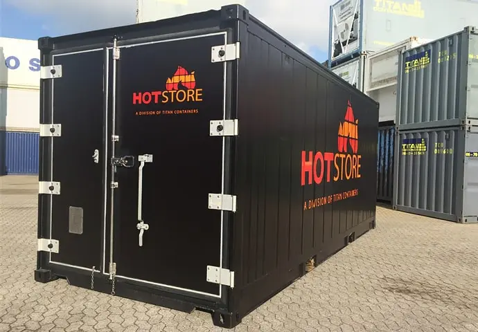 HotStore verwarmde opslag verwarmde 20ft containers te huur