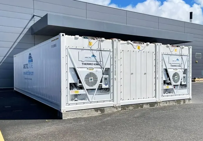 Superstore koelopslag modulaire koelcontainers te huur
